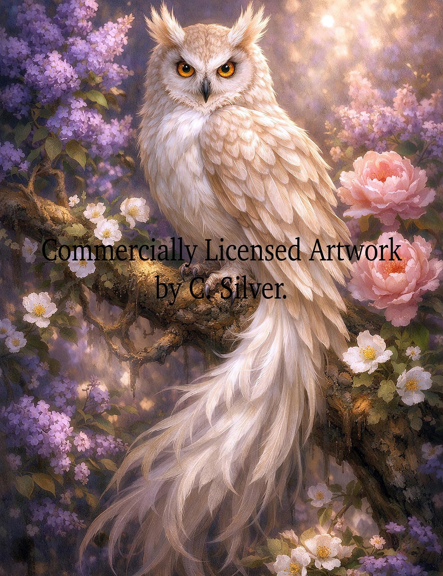 Owl Diamond Painting Kit, Large 60x80cm SQUARE Drill Diamond Art for Adults, Full Drill Enchanted Forest Craft Kit, Statement Wall Art Gift